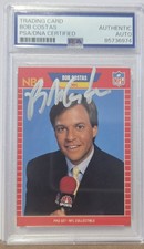 Bob Costas 1989 Pro Set #23-Announcer Autographed Card PSA