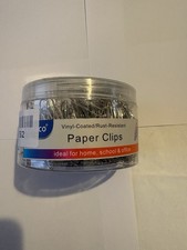 Vinaco Paper Clips Vinyl Coated Rust Resistant 100pcs