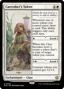 Caretaker's Talent #6 Bloomburrow Regular Rare