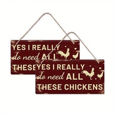 2sets Wood Hanging Wall tions with Jute Twine Rectangle Colorful Mixed