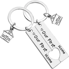 Our First Home Keychains New House Keychain New Home Keychain House Keyrings 202
