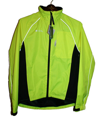 NEW Mens Mountain Warehouse Adrenaline ISO Viz Neon Yellow Reflective Jacket XS