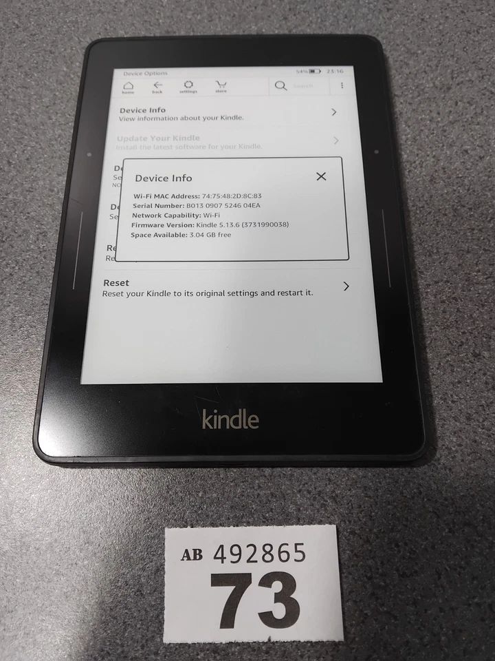 Amazon Kindle Voyage - 7th Generation - NM460GZ - No Ads - Image 4 of 4