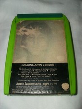 JOHN LENNON IMAGINE QUADRAPHONIC 8 TRACK SERVICED