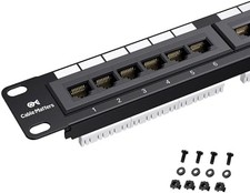 24 Port Cat6 Network Patch Panel
