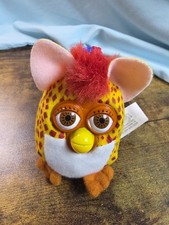 McDonald's Happy Meal Furby Toy Plush Key Chain Tiger 2 2000