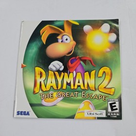 Rayman 2: The Great Escape for Sega Dreamcast Disc & Manual Only - Tested