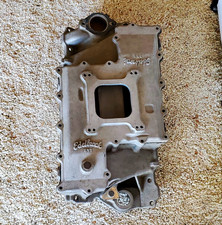 Edelbrock Sy-1 Smokey Yunick Crossram Manifold Single Carb. Ultra Rare Vintage