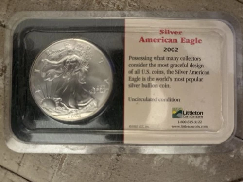 2002 1 oz Silver American Eagle (Brilliant Uncirculated)