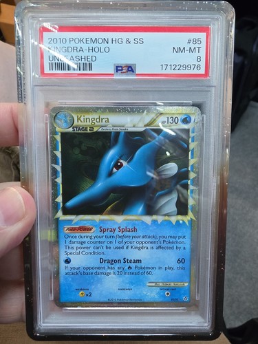Kingdra graded PSA 8 for sale on eBay