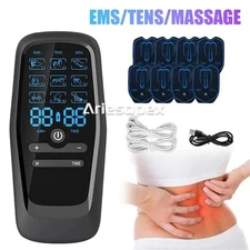 27 Modes Tens Unit Muscle Therapy Pain Relief Stimulator Machine Pulse Massager