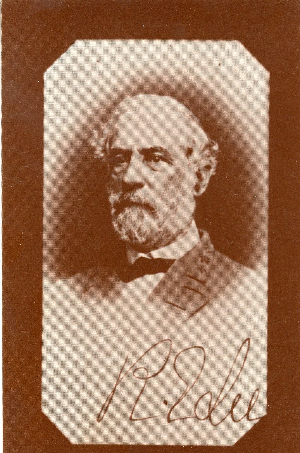 Gen. Robert E. Lee (1807-1870) in 1864, Confederate States of America --POSTCARD