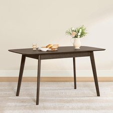 47"-59" Extendable Dining Room Table 4 Modern Wood Dining Table Small Spaces