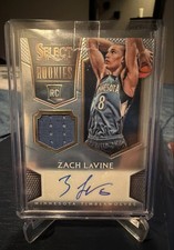 2014-15 Panini Select - Rookie Jersey Autographs Zach LaVine #13 /199 