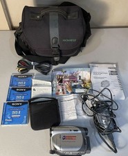 Sony Handycam DCR-DVD105E Bundle With Case And Extras Tested  Working Mint