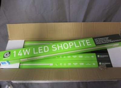 CASE LOT 24pc Greenlite Shoplite Shop Lights 14w LED 30  1500 Lumen 4000K NEW