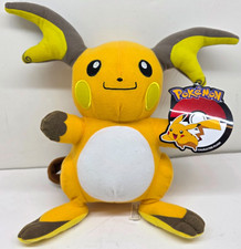Nintendo Pokemon Company 2018 Raichu Plush Toy Factory 10" W/ Tag