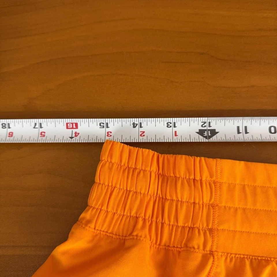 LULULEMON HOTTY HOT SHORT 3" NARANJA TALLA 12 FORRADO Foto 3 de 4