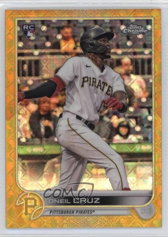 2022 Topps Chrome Logofractor Edition Gold Refractor /50 Oneil Cruz Rookie RC