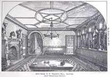 1875 : ANTE ROOM TO ST. VINCENT'S HALL, CLIFTON. MESSRS. PONTON AND GOUGH, ARCHI