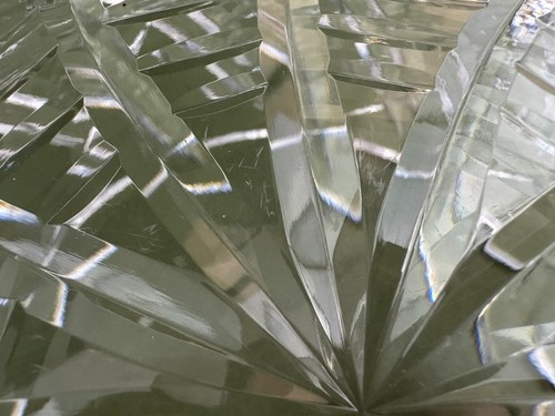 Waterford Horizontal Pinwheel Spiral Cut All Over Crystal Serving Round Bowl 7'' - Picture 13 of 14