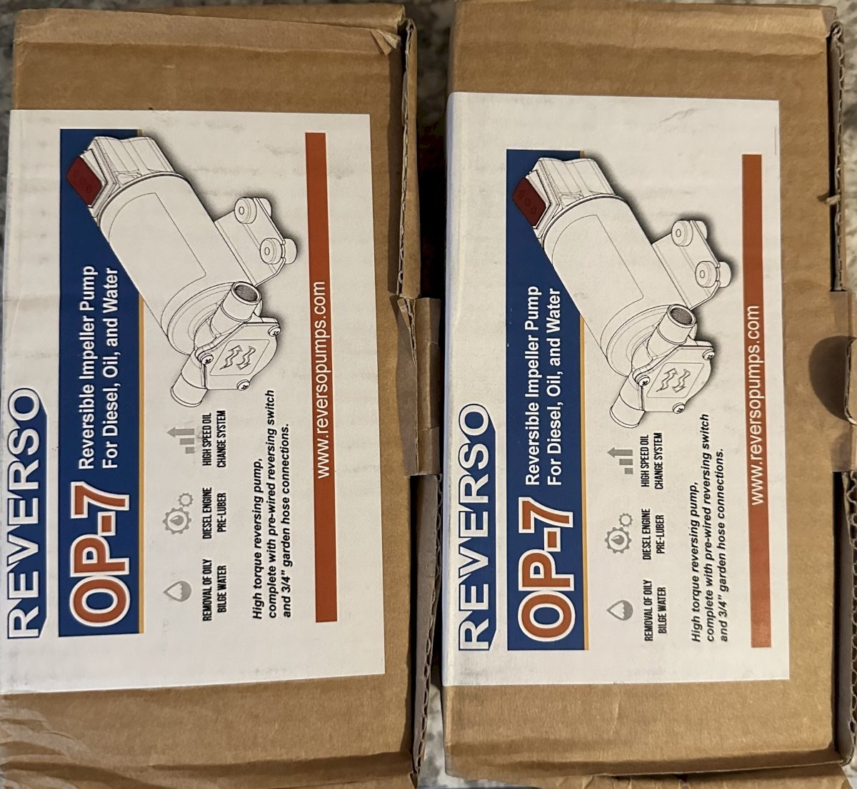Reverso OP-7-24 24V Self-Priming Oil Change Pump – Marine & Generator Use