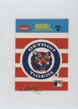 1987 Fleer Classic Miniatures Factory Set Team Stickers Detroit Tigers #DET 05v0