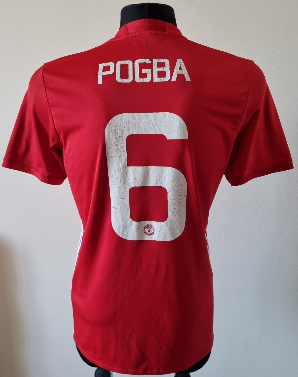 Manchester United 2016 - 2017 Cup Final Adidas shirt #6 POGBA size Medium