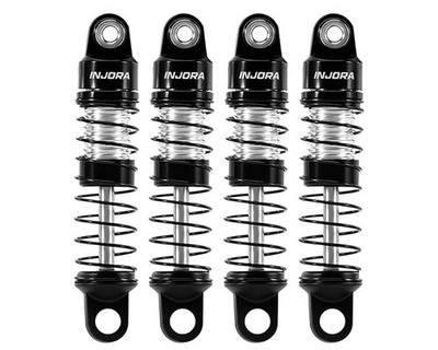 Injora Axial SCX30 26mm Pre-Assembled Aluminum Shock Set (4) [INJSCX30-08BS]