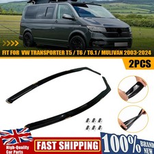 NEW Wind Deflectors for VW TRANSPORTER T5 / T6 / T6.1 2003- / MULIVAN II / III