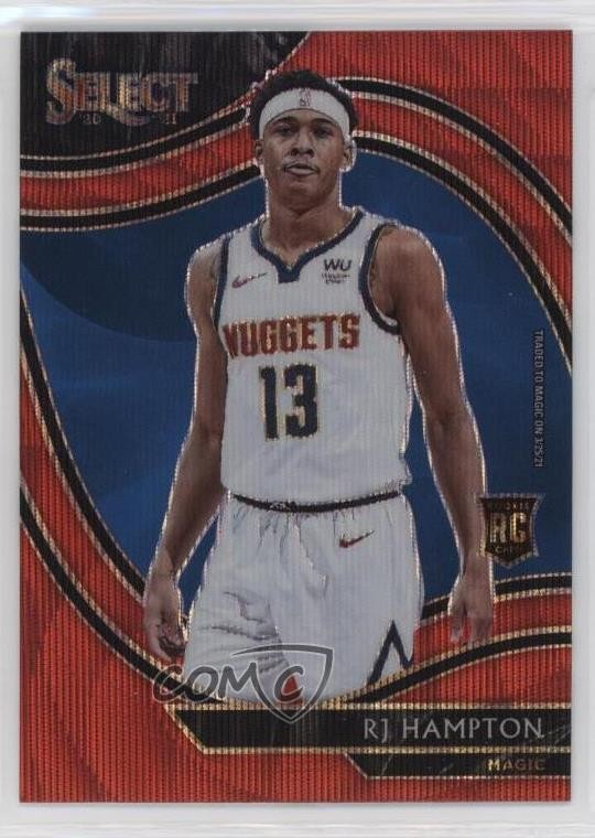 2020-21 Panini Select Courtside Red Wave Prizm RJ Hampton #277 0c2