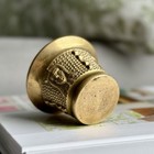 Vintage Brass Mortar and Pestle Ornate Renaissance Face Mini Apothecary Bowl — photo 4