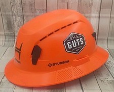 STUDSON Full Brim Vented Class C Safety Helmet, Orange, SHK1-FB-C0 Hoffman