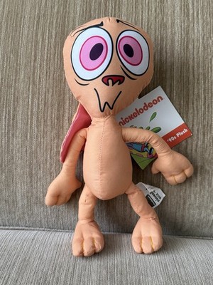 Nickelodeon Nick '90s Ren and Stimpy REN DOG 13'' Plush STUFFED ANIMAL Toy A&A