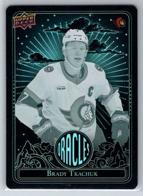 2024-25 Upper Deck Extended Oracles Blue #O-7 Brady Tkachuk Ottawa Senators