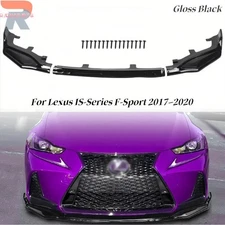 For Lexus IS300 IS-Series F-Sport 2017-2020 Gloss Black Front Lip Splitter