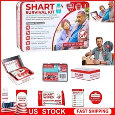 Funny Shart Survival Kit - Poop Prank Gift Set with Wipes & Underwear Xmas Gifts