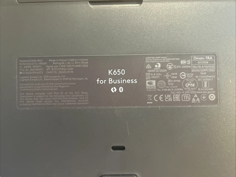 Logitech K650 For Business Wireless Keyboard And M650 Wireless Mouse🔆TESTED🔆 - Image 4 of 4