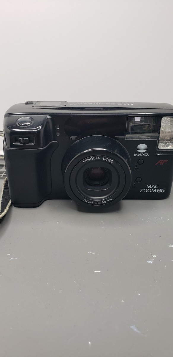 N MINT 】Minolta Mac-Zoom 65 Film Point & Shoot Camera from japan