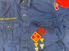 Vintage Lot Of Boys Scouts Of America Uniforms Scarfs Vest Shirts Pants Patched — photo 8