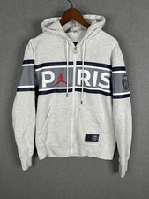PSG Nike Jordan Hoodie Paris Saint-Germain Full-Zip Fleece Hoodie Sz S