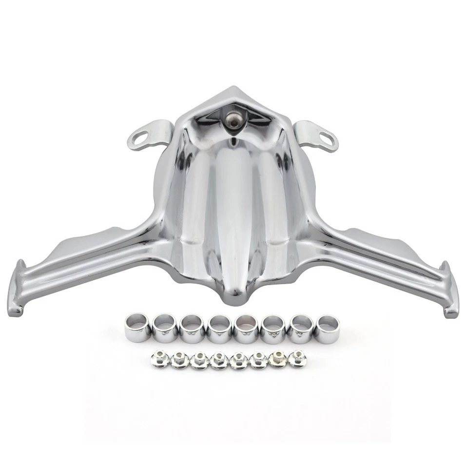 Chrome Tappet Block Accent Cover Fit for Harley Twin Cam Street Glide Road King Foto 3 de 4