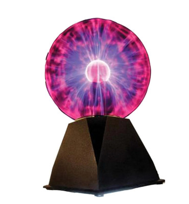 CREATIVE MOTION 7'' PLASMA BALL Lamp Light SOUND Sensitive NIB + Experiment KIT