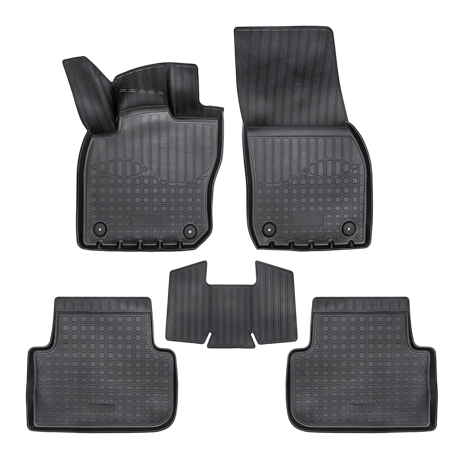 Tapis de sol caoutchouc 3D étanche de voyage pour VW Tiguan III