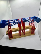 Thomas  Friends Double Lift Drawbridge Red and Blue