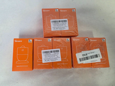 LOT OF 7 NEW SONOFF SNZB-03P Zigbee Motion Sensor Detection via APP, Google, Etc