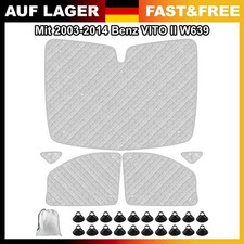Sonnenschutz Auto Frontscheibe Kompatibel mit 2003-2014 Benz VITO II W639, 5PCS Sonnenschutz Auto Frontscheibe Kompatibel mit 2003-2014 Benz VITO II W639, 5PCS