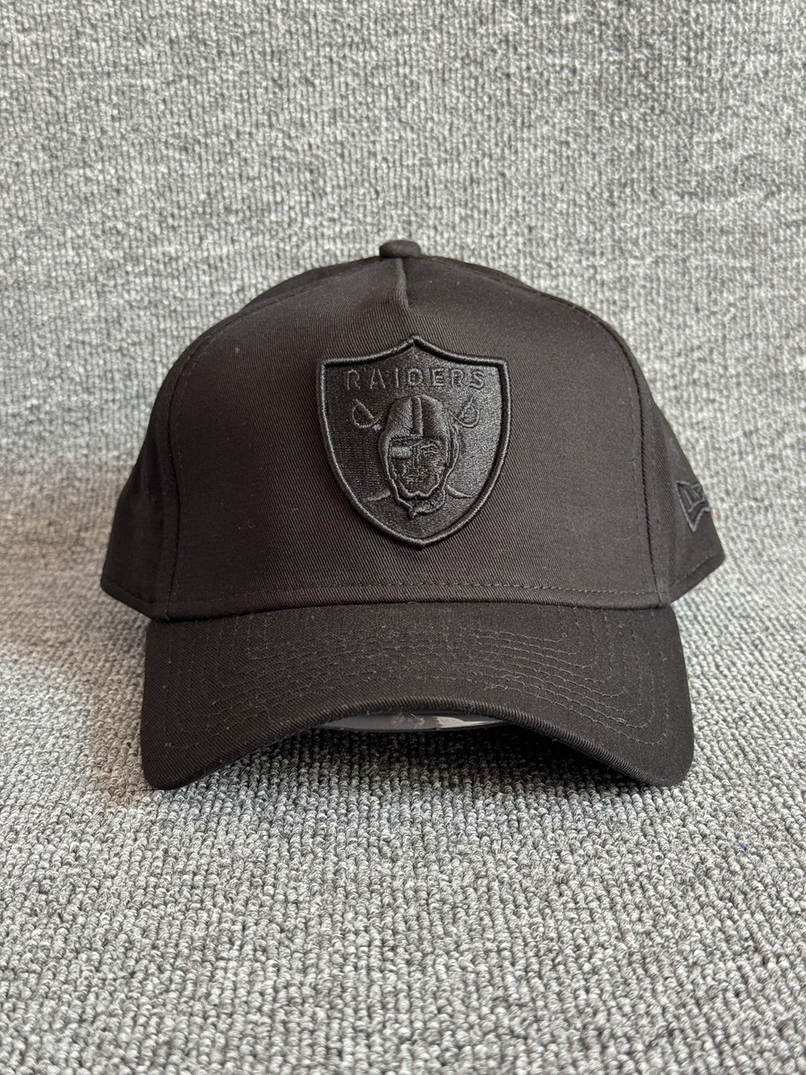 New Era Las Vegas Raiders 9FORTY Snapback Hat Black One Size NFL Baseball Cap