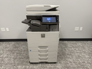 Sharp MX-4071 Color Copier Printer Scanner Finisher / Only 53k Meter