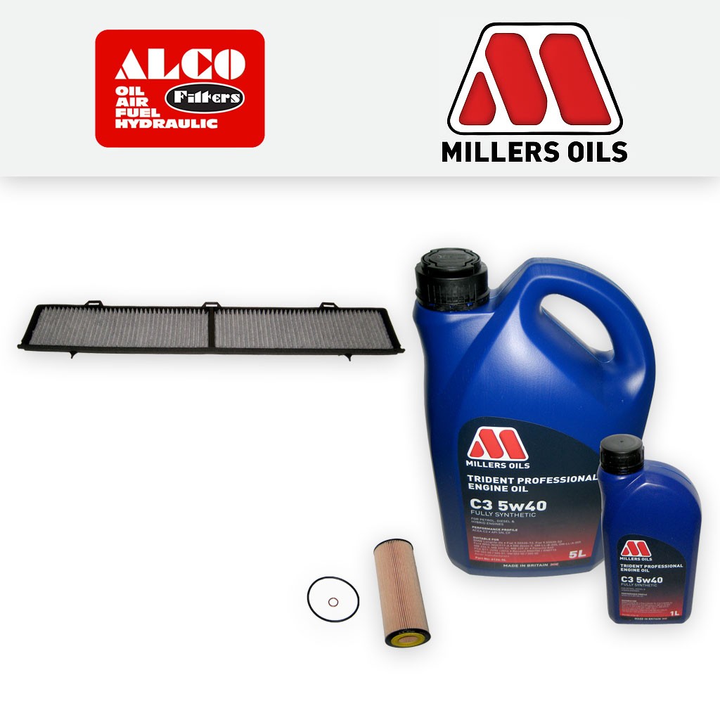 SERVICE KIT for BMW 1 SERIES E87 118D 120D M47 OIL CABIN FILTER +OIL (2004-2007)